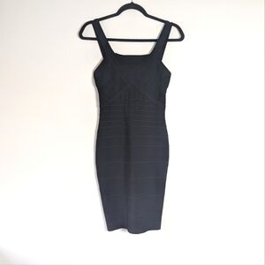 XS Herve Leger Black Bodycon Bandage Dress